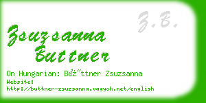 zsuzsanna buttner business card